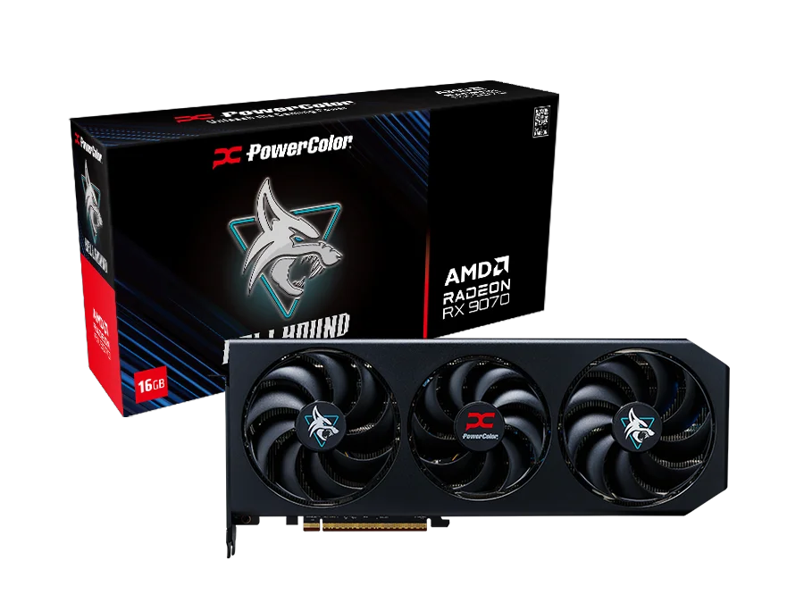 PowerColor Hellhound AMD Radeon RX 9070 16GB GDDR6